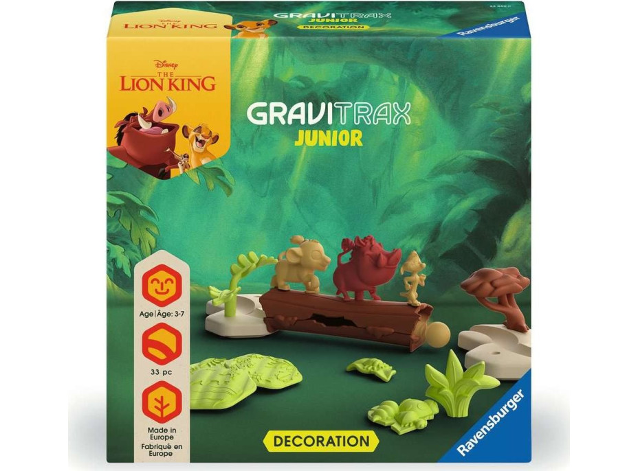 RAVENSBURGER GraviTrax Junior Dekorácie: Leví Kráľ