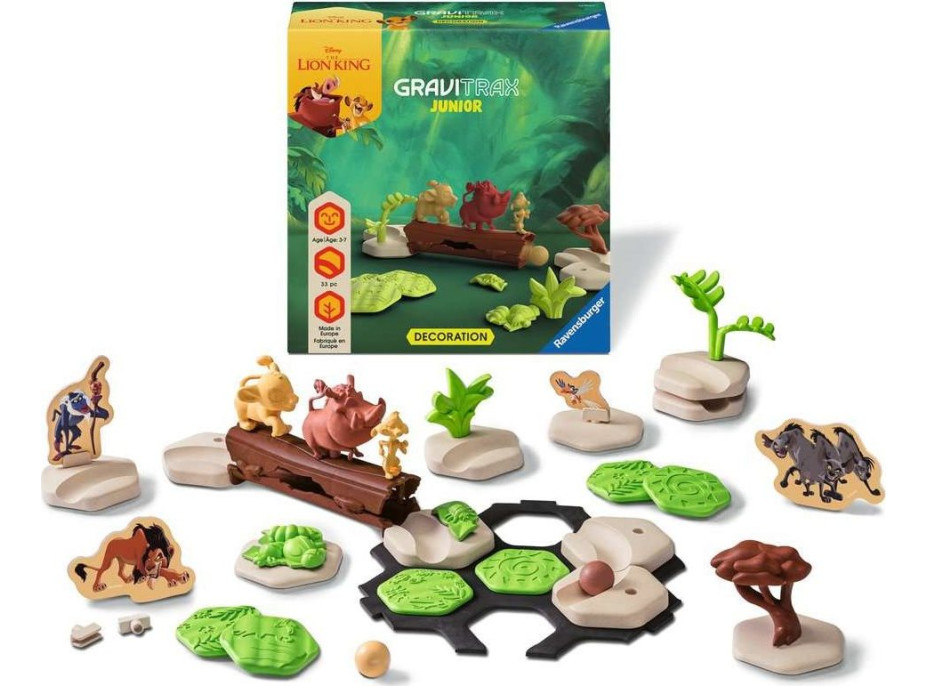 RAVENSBURGER GraviTrax Junior Dekorácie: Leví Kráľ