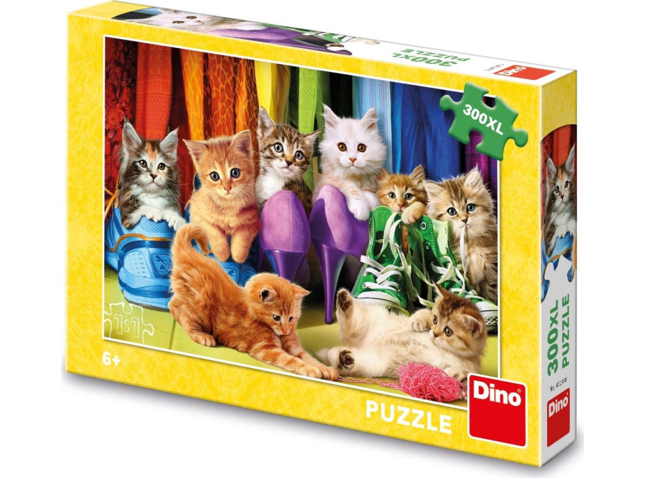 DINO Puzzle Farebné mačiatka XL 300 dielikov