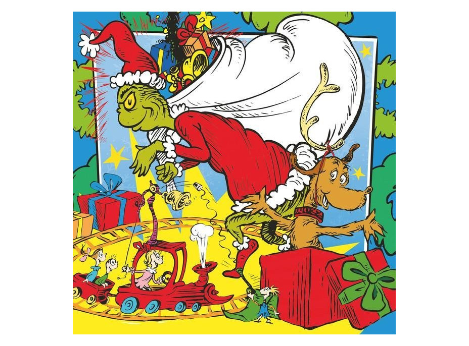 RAVENSBURGER Puzzle Grinch 3x49 dielikov