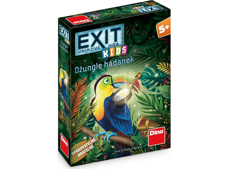 DINO EXIT Úniková hra Kids: Džungľa hádaniek