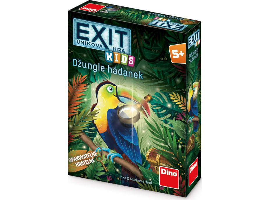 DINO EXIT Úniková hra Kids: Džungľa hádaniek