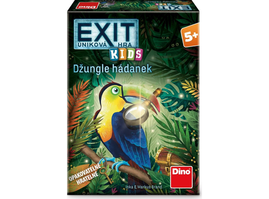 DINO EXIT Úniková hra Kids: Džungľa hádaniek