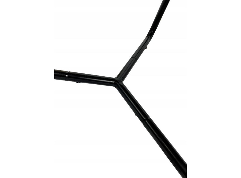 Konferenčný stolík ROUND FRAME - dub/čierny - 70x47 cm