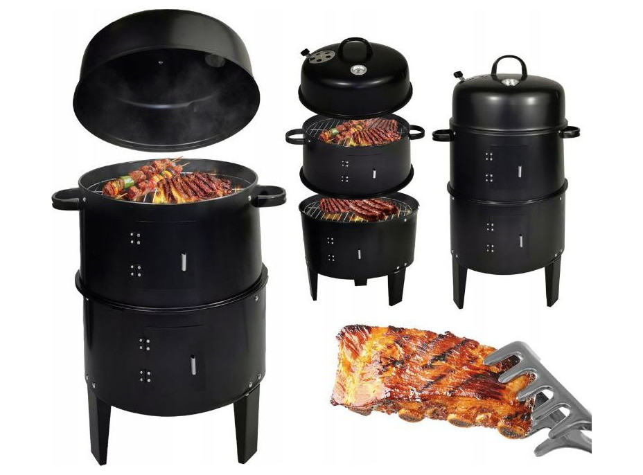 Záhradný gril s udiarňou BBQ1004