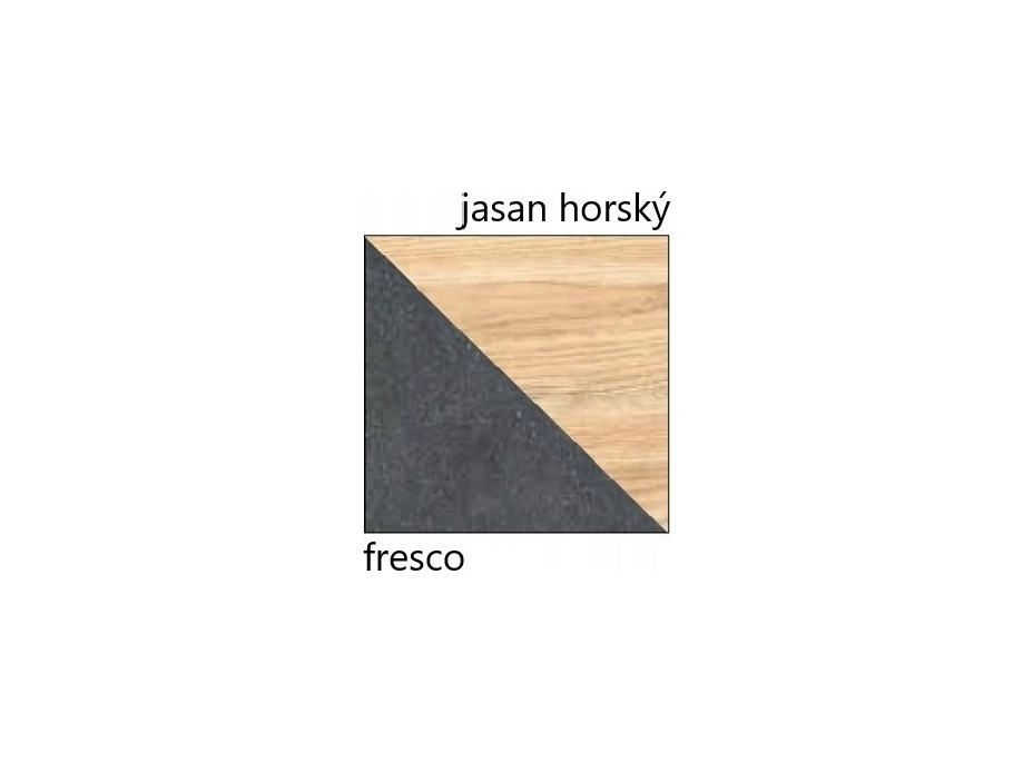 Regál GAPPA GA3 - jaseň horský/fresco