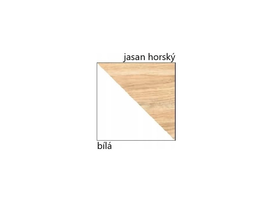 Regál GAPPA GA3 - jaseň horský/biely