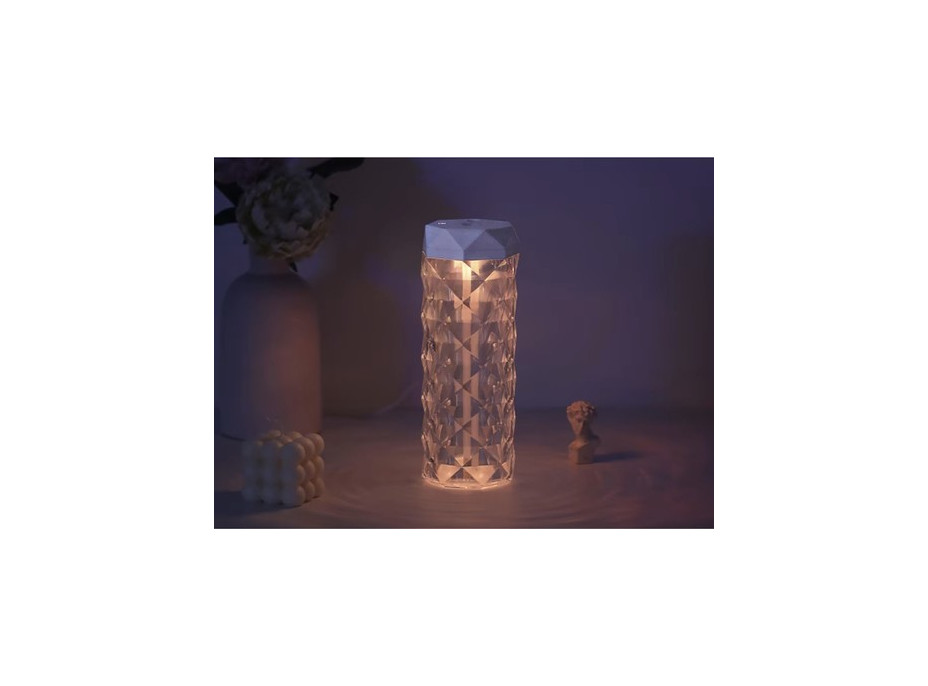 Zvlhčovač vzduchu - nočná lampa CRYSTAL