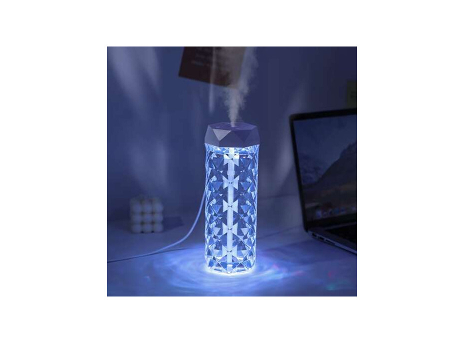 Zvlhčovač vzduchu - nočná lampa CRYSTAL