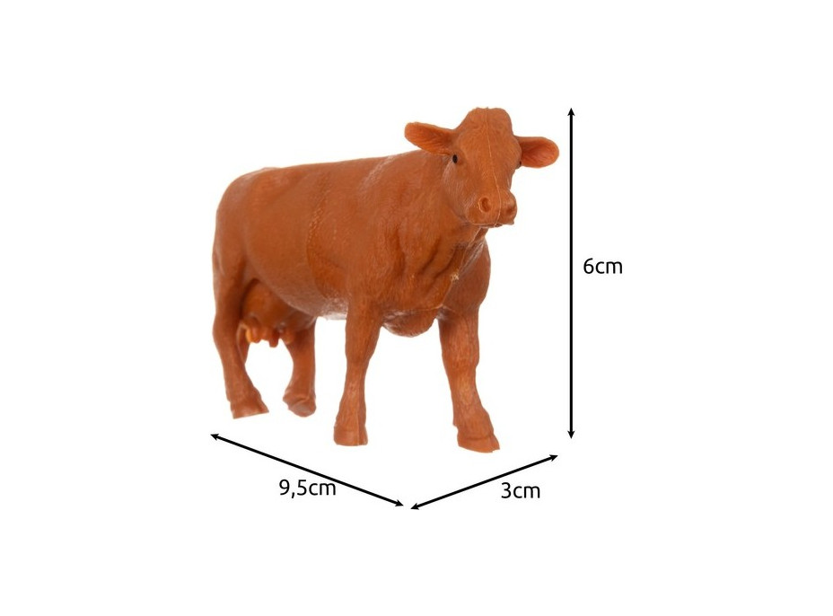 Figúrky hospodárskych zvierat - súprava 12 ks
