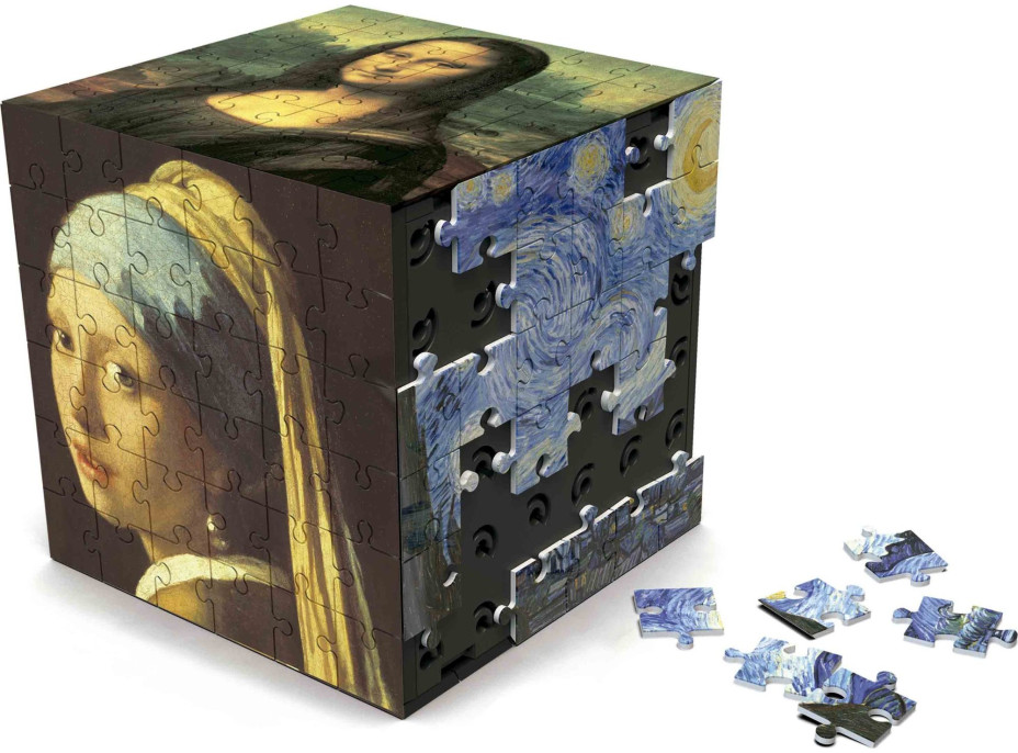 EDUCA 3D Puzzle kocka Umenie 216 dielikov