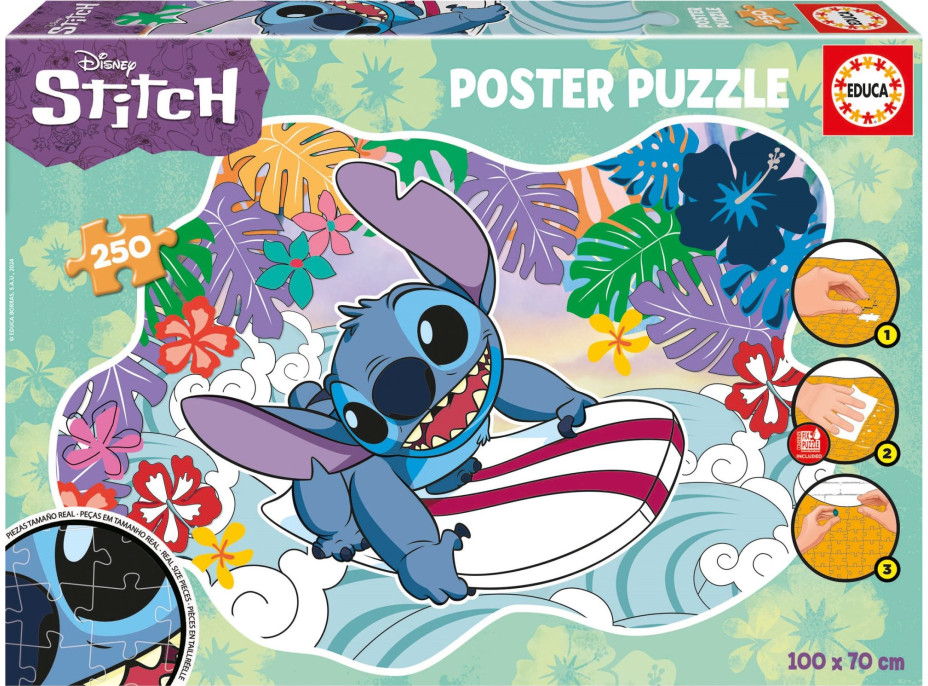 EDUCA Poster puzzle Stitch 250 dielikov