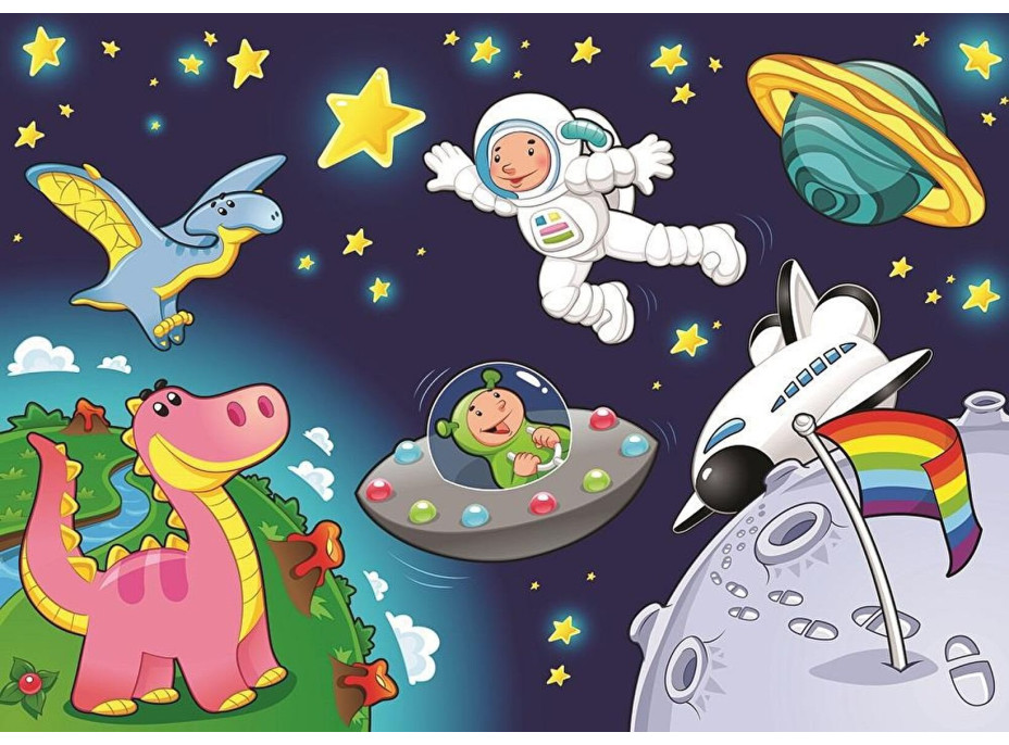 ART PUZZLE Puzzle Astronaut a Mláďa Pegasa 24+35 dielikov