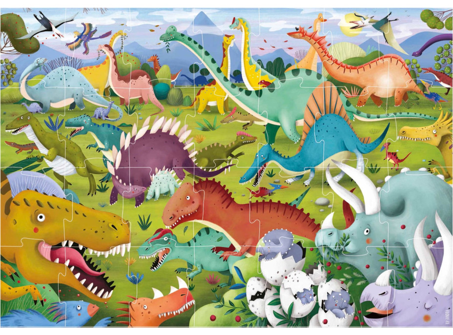 EDUCA Puzzle Dinosaury 28 dielikov