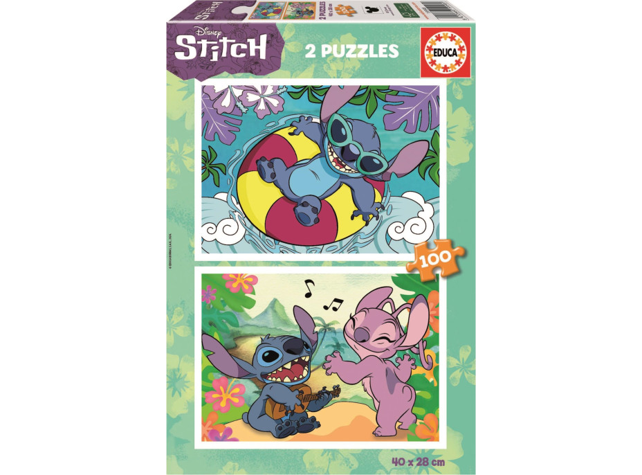 EDUCA Puzzle Stitch 2x100 dielikov