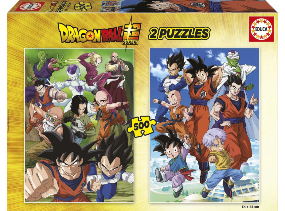 EDUCA Puzzle Dragon Ball 2x500 dielikov