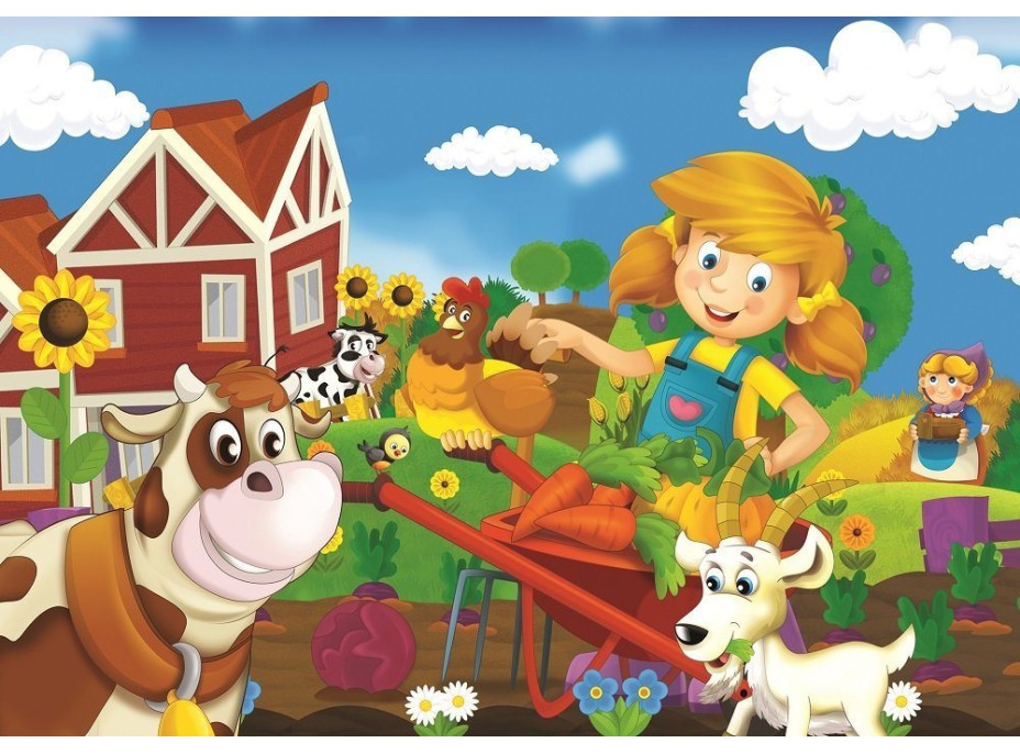 ART PUZZLE Puzzle Farmárka 35+60 dielikov