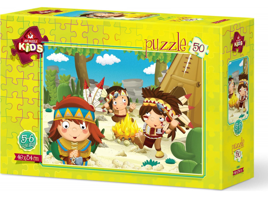 ART PUZZLE Puzzle Indiáni 50 dielikov