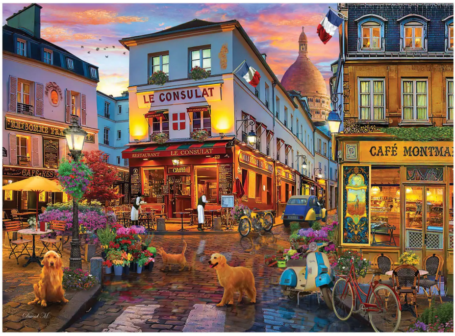 ANATOLIAN Puzzle Kaviareň Montmartre 1000 dielikov