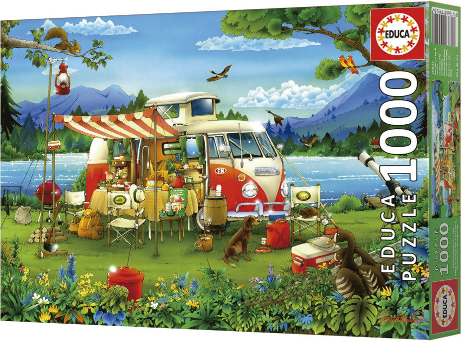 EDUCA Puzzle Kempovanie 1000 dielikov