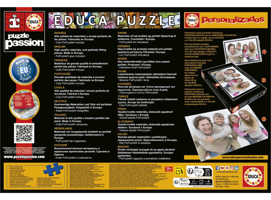 EDUCA Puzzle Mesto snov 2000 dielikov