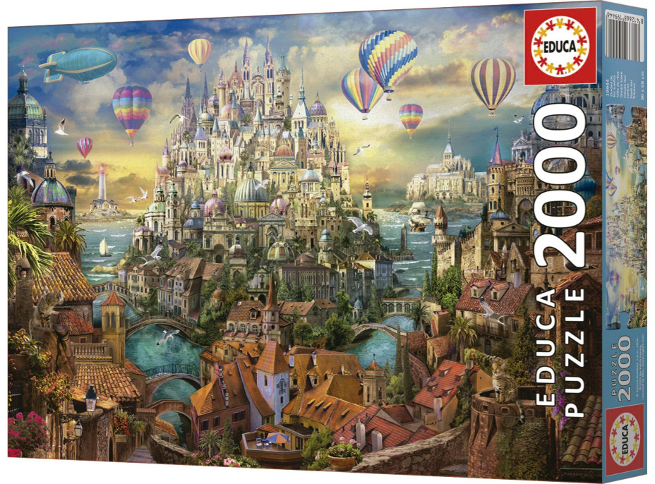 EDUCA Puzzle Mesto snov 2000 dielikov