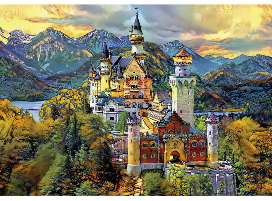 EDUCA Puzzle Neuschwanstein 1000 dielikov