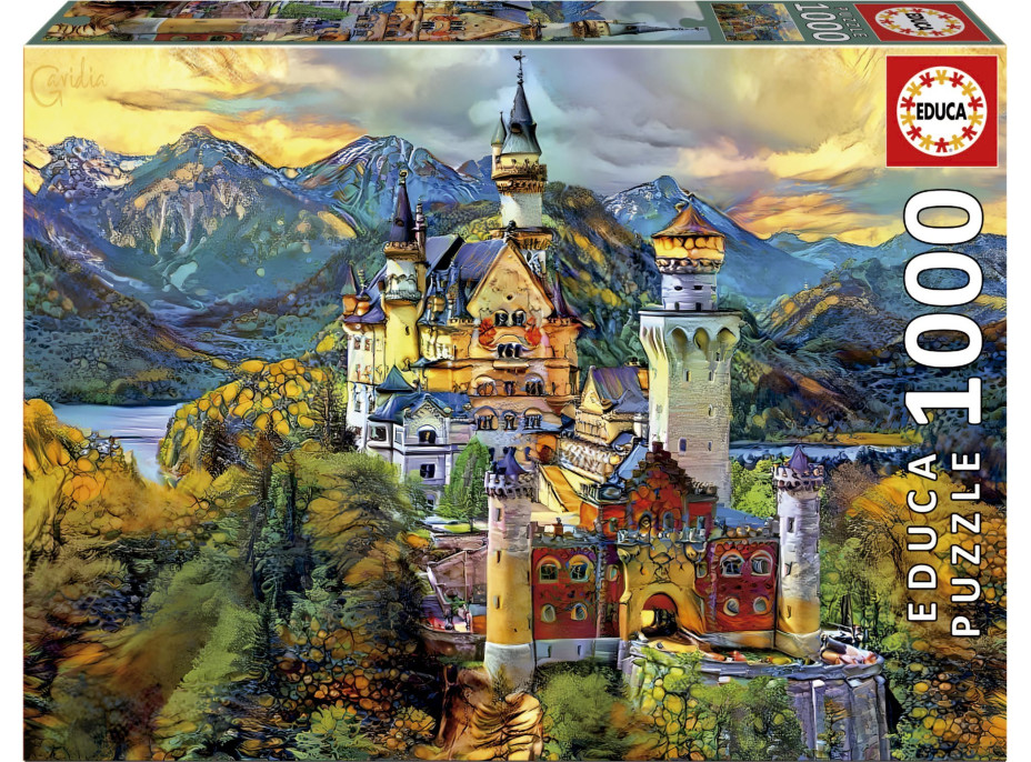 EDUCA Puzzle Neuschwanstein 1000 dielikov