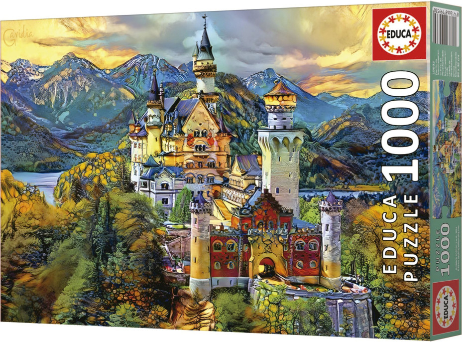 EDUCA Puzzle Neuschwanstein 1000 dielikov