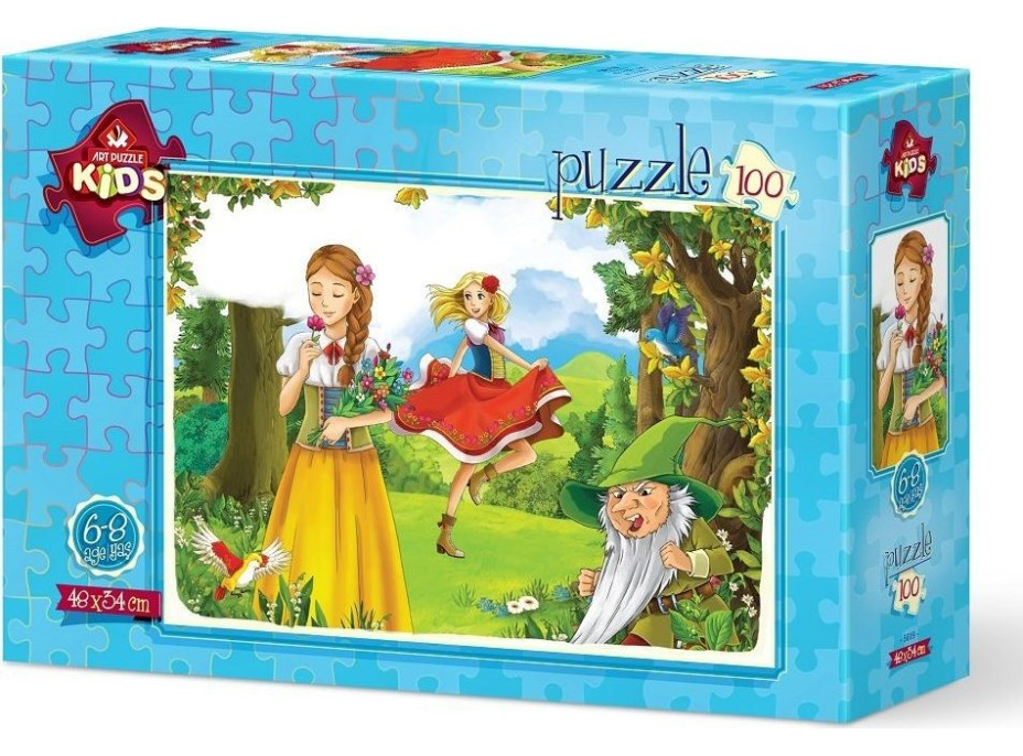 ART PUZZLE Puzzle Rozprávková ruža 100 dielikov