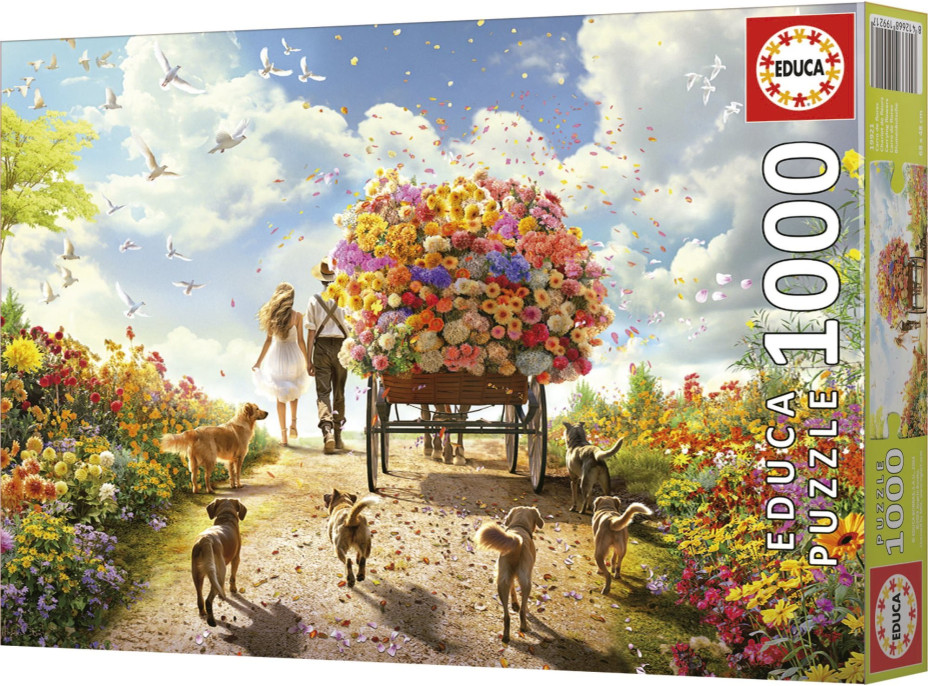 EDUCA Puzzle Rozvoz kvetov 1000 dielikov