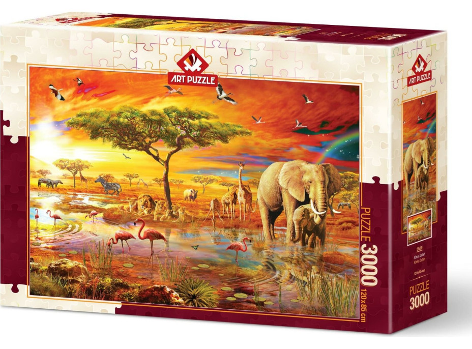 ART PUZZLE Puzzle Safari v Afrike 3000 dielikov