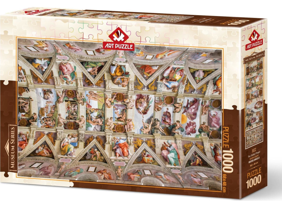 ART PUZZLE Puzzle Sixtínska kaplnka 1000 dielikov