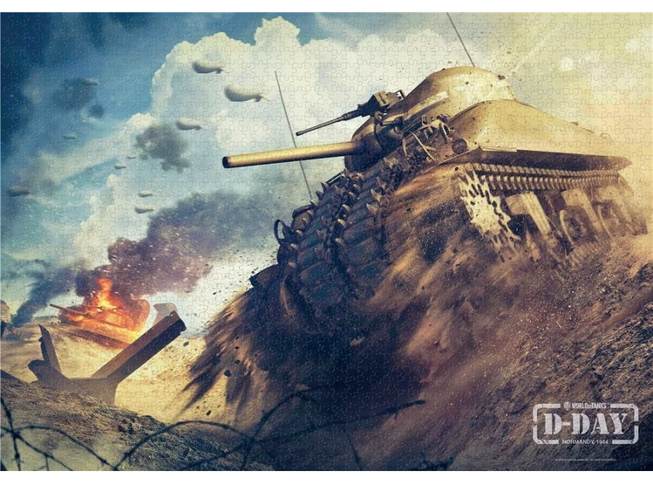 GOOD LOOT Puzzle World of Tanks: D-Day 1000 dielikov