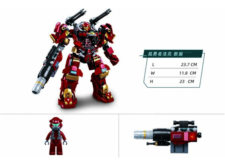 Sluban PR Mecha M38-B1181 Robot ničiteľ