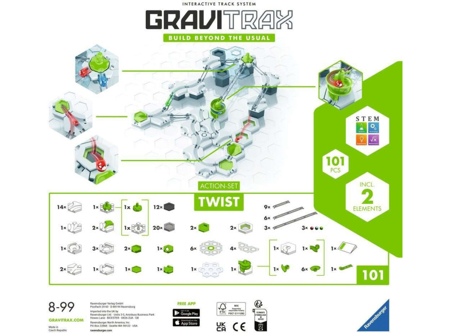 RAVENSBURGER GraviTrax Akčný set Twist