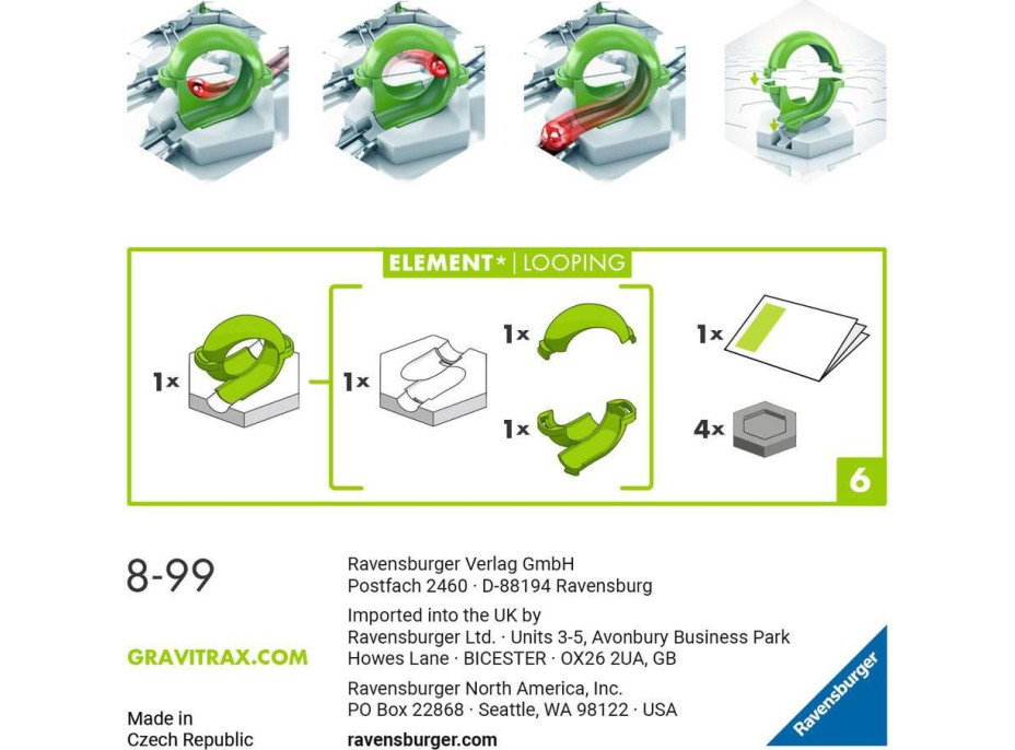 RAVENSBURGER GraviTrax Slučka