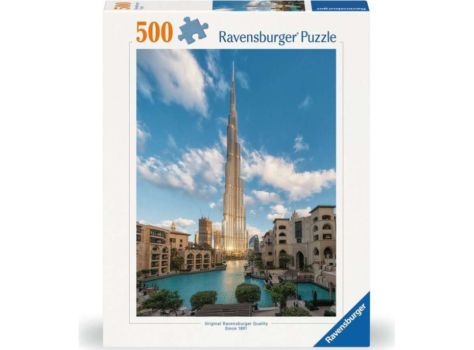 RAVENSBURGER Puzzle Burdž Kalif, Dubaj 500 dielikov