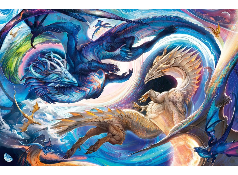 RAVENSBURGER Puzzle Draci: Deň a noc 5000 dielikov