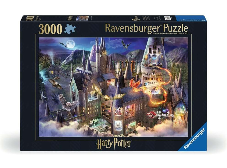 RAVENSBURGER Puzzle Harry Potter: Rokfortský hrad 3000 dielikov