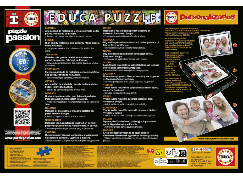 EDUCA Puzzle Konzulát 5000 dielikov