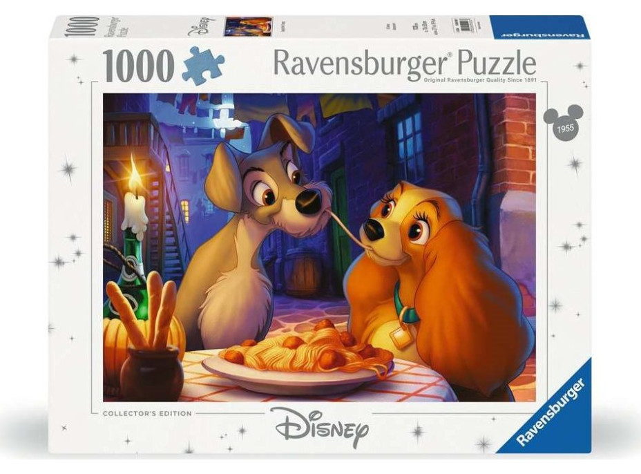 RAVENSBURGER Puzzle Lady a Tramp 1000 dielikov