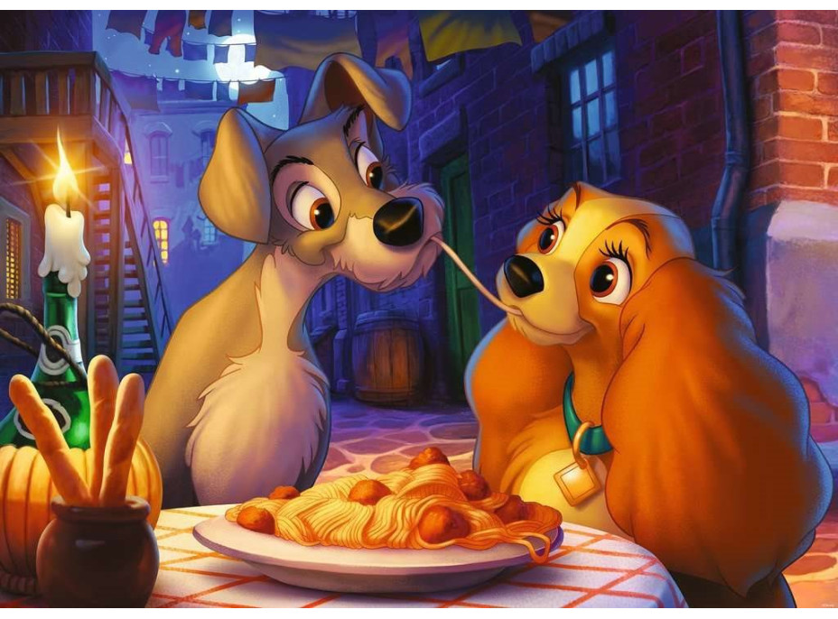 RAVENSBURGER Puzzle Lady a Tramp 1000 dielikov