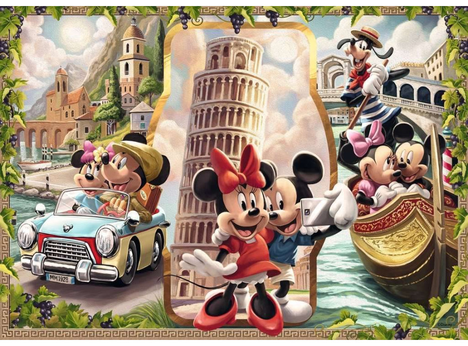 RAVENSBURGER Puzzle Mickey a Minnie na dovolenke 1000 dielikov