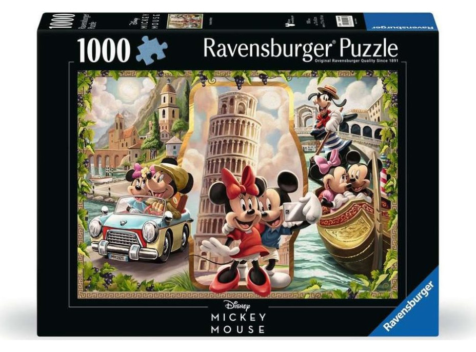 RAVENSBURGER Puzzle Mickey a Minnie na dovolenke 1000 dielikov