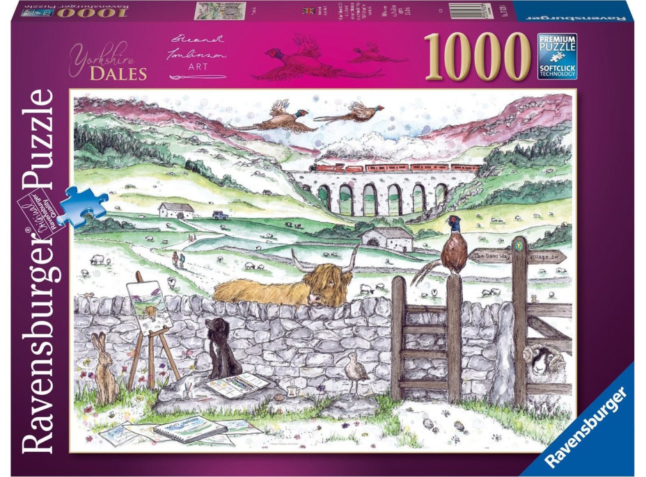 RAVENSBURGER Puzzle Život v Yorkshire 1000 dielikov