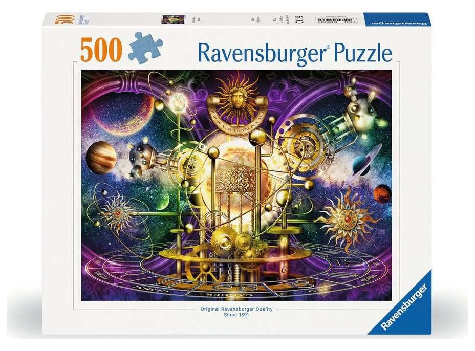 RAVENSBURGER Puzzle Zlatá slnečná sústava 500 dielikov