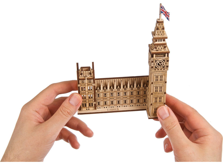 UGEARS 3D puzzle Big Ben 63 dielikov