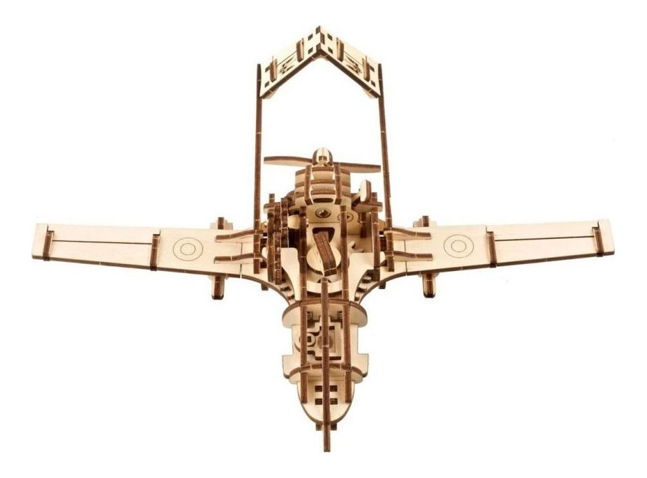 UGEARS 3D puzzle Bojový dron Bayraktar TB2 125 dielikov