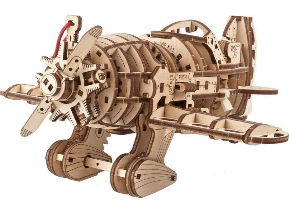 UGEARS 3D puzzle Lietadlo Mad Hornet 354 dielikov